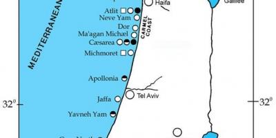 Mapa de israel portas